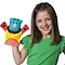 S&S® Color-Me™ 9 Fabric Animal Hand Puppets