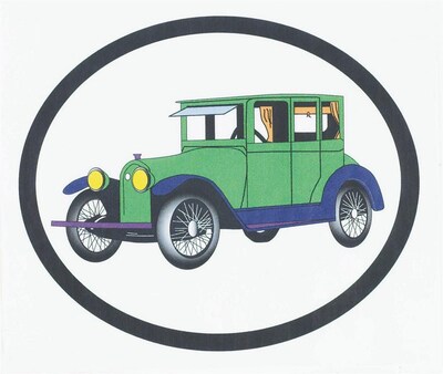 S&S Worldwide Brite Lite Classic Cars Coloring Craft Kit, 24/Pack