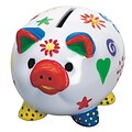 S&S Worldwide Piggy Banks Craft Kit, 12/Pack (GP1778)