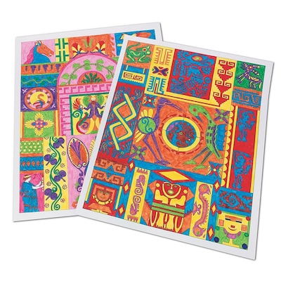 Geeperz™ Ancient Culture Design Posters Craft Kit, 25/Pack