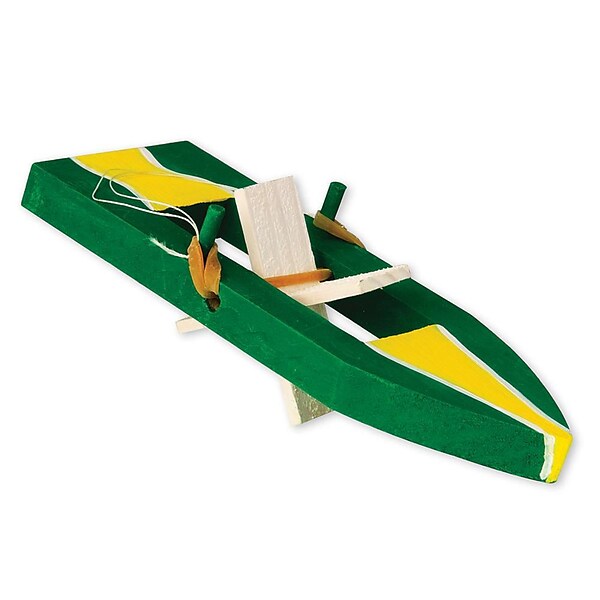 S&S Worldwide Paddle Wheel Boat Craft Kit, 12/Pack