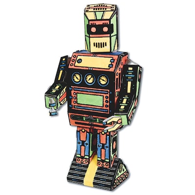 S&S Worldwide 3D Robot Craft Kit, 12/Pack (GP2060)