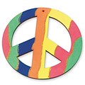 S&S Worldwide Wood Peace Sign Craft Kit, 12/Pack