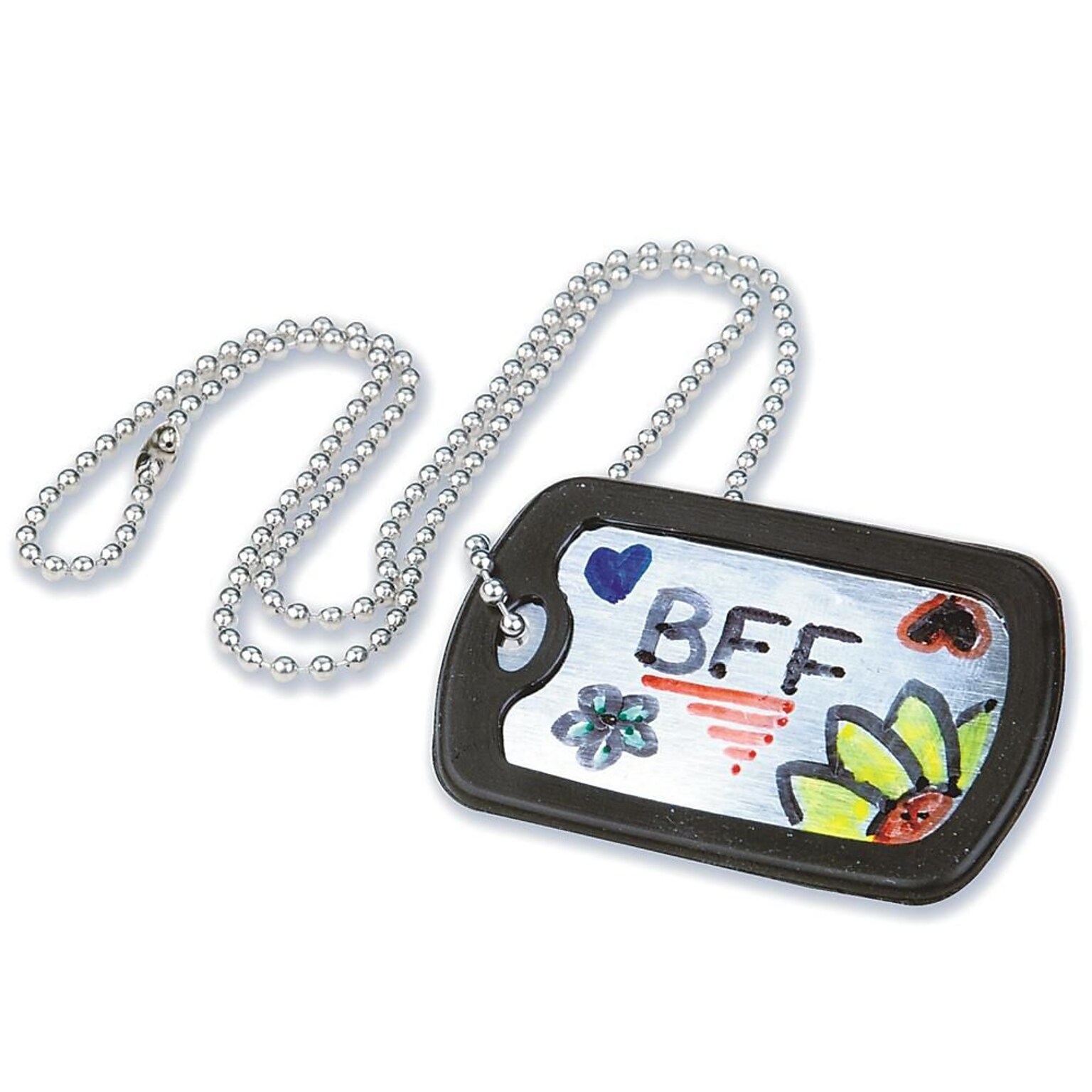 S&S Dog Tag Necklaces Craft Kit, 12/Pack (GP2113)