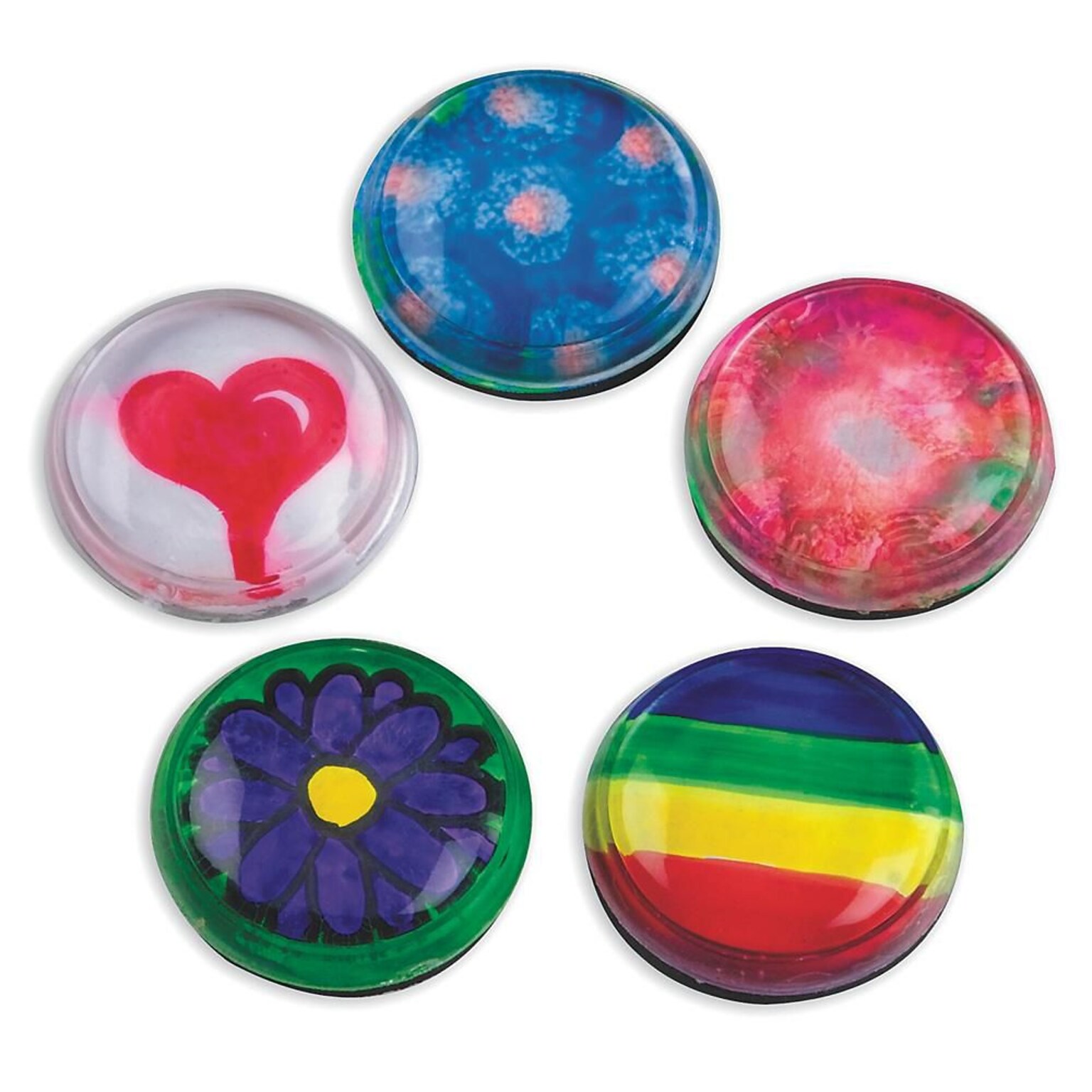 S&S Acrylic Stone Magnet Craft Kit, 12/Pack (GP2124)