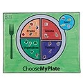 S&S Worldwide MyPlate Coloring Placemats Craft Kit, 48/Pack