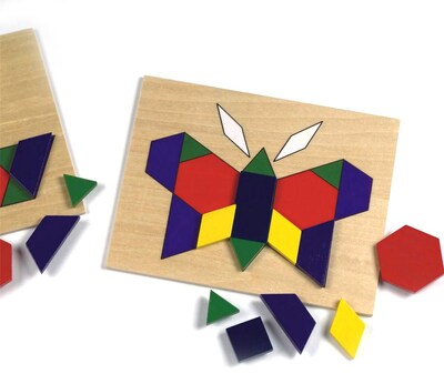 S&S® Pattern Blocks and Board (LR1125)