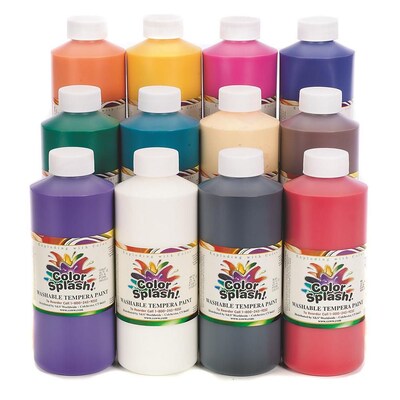 Color Splash Washable Tempera Paint, 16 oz. (PT3379)