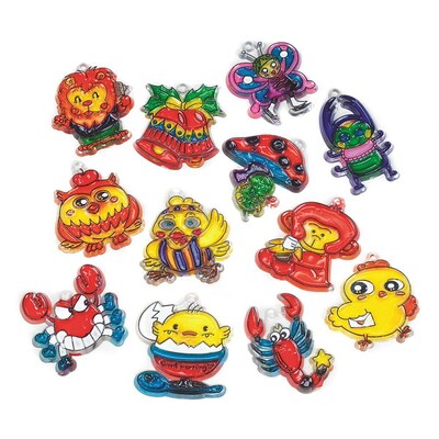 S&S® 2 to 2 1/2 Stained Glass, Assorted