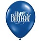 Pioneer® Balloon 11" Happy Birthday Superscript Balloon, 100/Pack