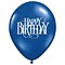 Pioneer® Balloon 11 Happy Birthday Superscript Balloon, 100/Pack