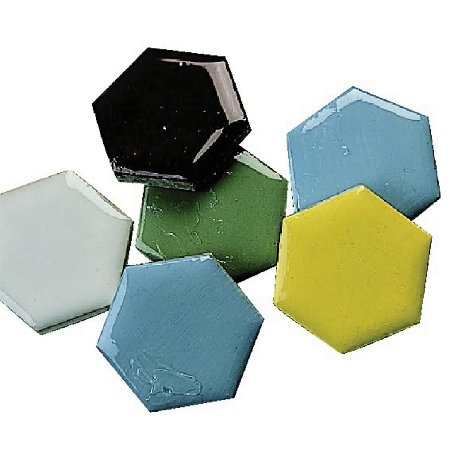 S&S® 1 Hexagon Shape Mosaic Tile, 5 lbs., 320/Pack