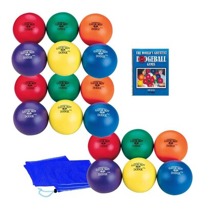 Gator Skin® Middle School Dodgeball Easy Pack, Assorted