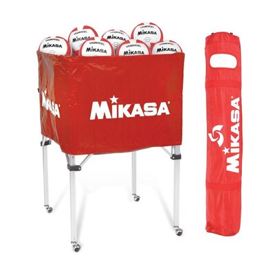 Mikasa® Volleyball Cart, Scarlet