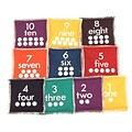 S&S® Number Bean Bags, 10/Set