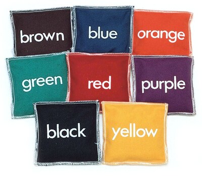 Champion Sports 5 Colored Bean Bag, 8/Set