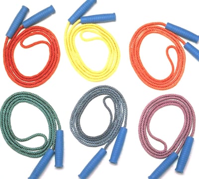 Spectrum™ 8 Poly Jump Ropes, 6/Pack