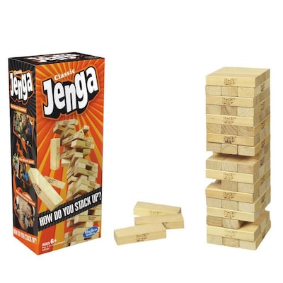 Hasbro Jenga Classic Refresh Game (W7489)