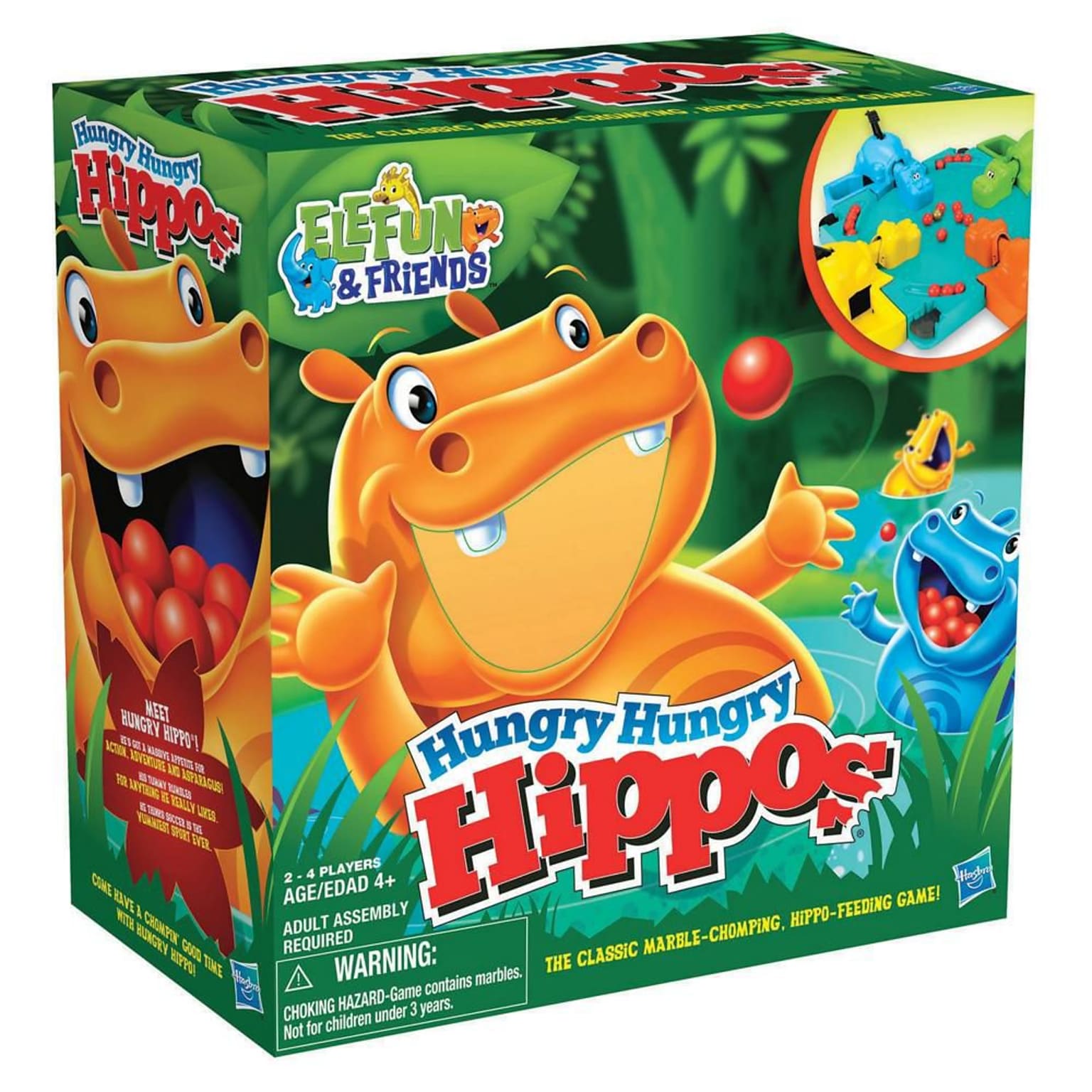 Hasbro Hungry Hungry Hippos Game (W7492)