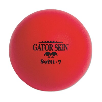 Gator Skin® Softi Ball, 7"(Dia.), Red