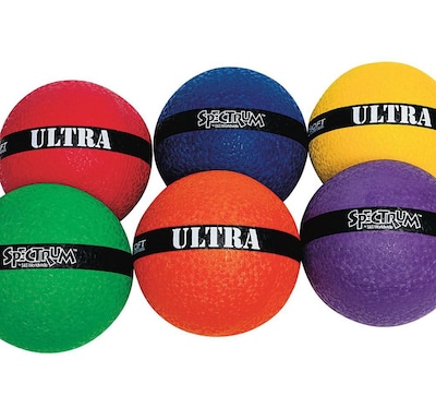 Spectrum™ Ultra Playground Ball Set, 8 1/2(Dia.), Assorted, 6/Set