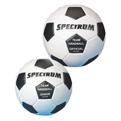 Spectrum™ Official Team Handball, 7 1/4 Dia, Black/White