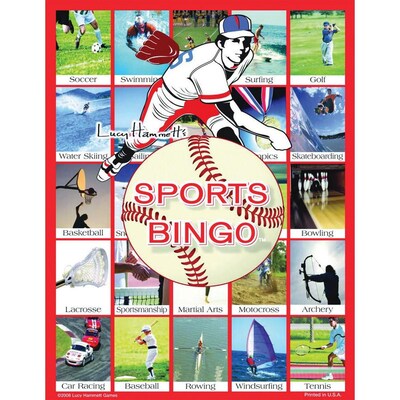 S&S Lucy Hammett Sports Bingo Game (W9292)
