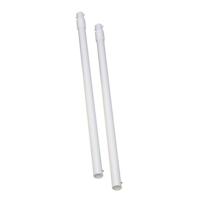 S&S® Scooter Flag Tag Vertical Poles, 2/Pack