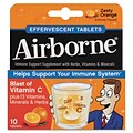 Airborne® Immune  Support Supplement Effervescent Tablets, Orange, 10 Tablets/Pack (300045)