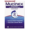 Mucinex Max Strength Expectorant, 14 Tablets/Box (6382402314)