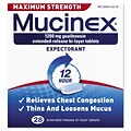 Mucinex® Max Strength Expectorant Tablets, 12 Hour Relief, 28/Pack (63824-02328)
