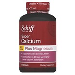 Schiff® Super Calcium Plus Magnesium With Vitamin D Softgels, 90/Pack (20525-11342)