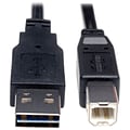 Tripp Lite 10 Universal Reversible USB 2.0 A Male to B Male USB Cable, Black94
