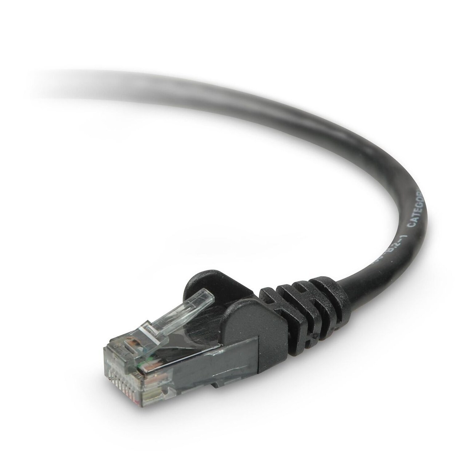 Belkin™ 15 Cat6 RJ45/RJ45 Snagless Duplex Patch Cable; Black