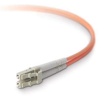Belkin F2F402LL-05M 5m LC/LC Male/Male 50/125 OM3 Duplex Multimode Fiber Optic Cable, Orange