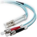 Belkin™ 3.28 Fiber Optic LC/LC Duplex Patch Cable; Aqua