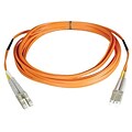 Tripp Lite 1 Duplex MMF LCM to LCM Patch Cable; Orange
