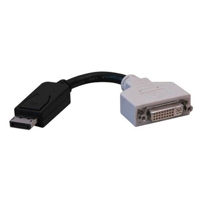 Tripp Lite 6 Displayport to DVI Adapter; Black