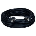 QVS® 100 High Performance Ultra Thin HD-15 Male VGA Cable; Black