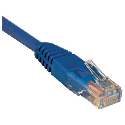 Tripp Lite 6 Cat5e RJ45M/RJ45M Molded UTP Patch Cable; Blue