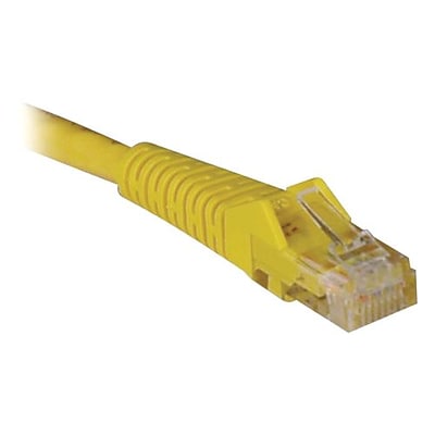 Tripp Lite 4 Cat6 RJ45/RJ45 Snagless Molded Patch Cable; Yellow