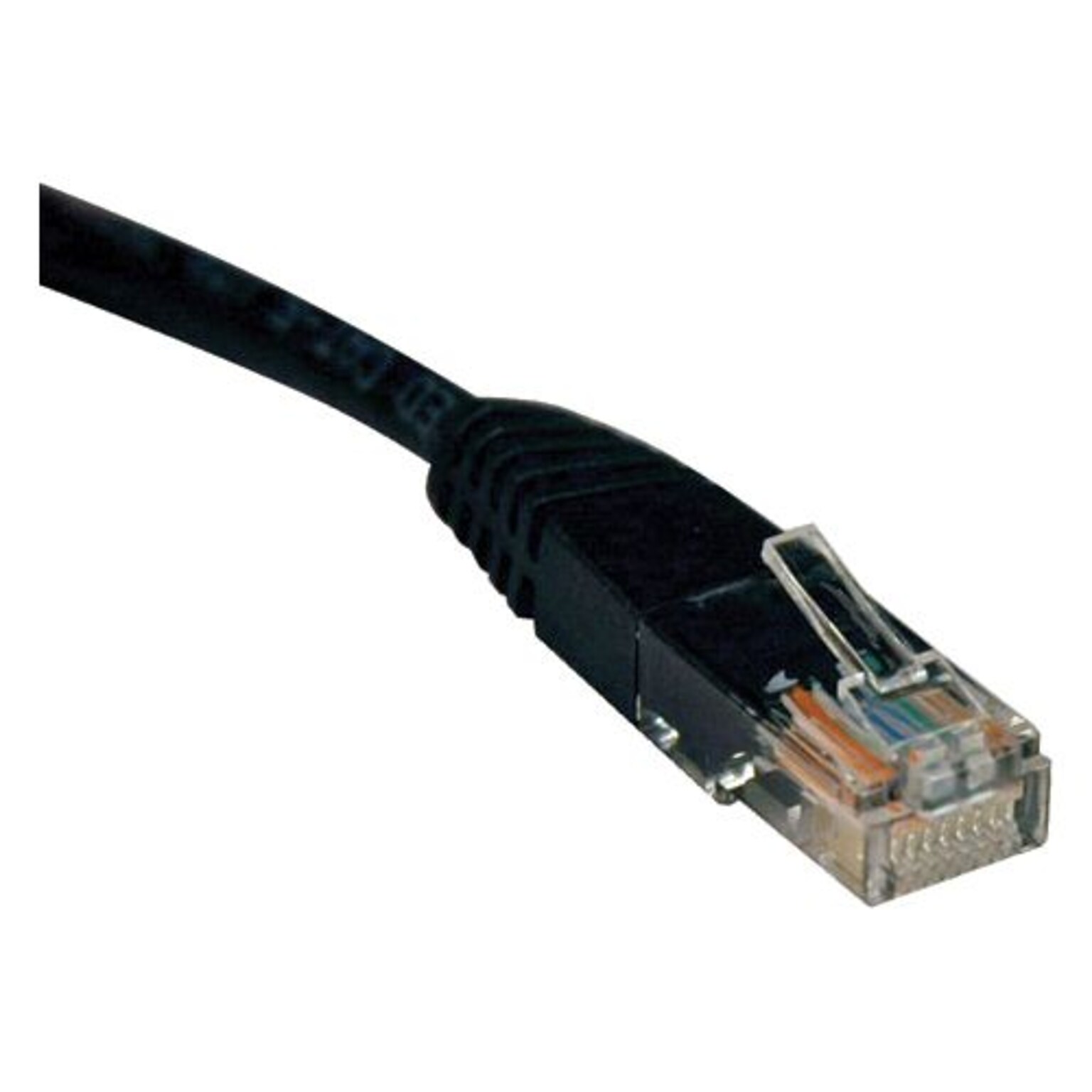 Tripp Lite 15 CAT-5e Molded Patch Cable, Black (N002-015-BK)