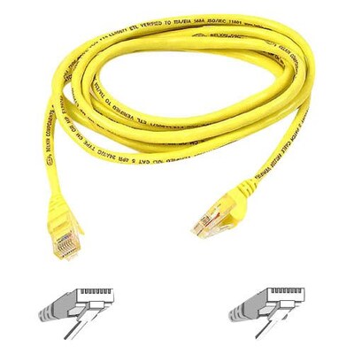 Belkin A3L980-07-YLW-S 7 CAT-6 RJ-45 Patch Cable, Yellow85