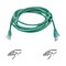 Belkin™ 25 Cat6 RJ45/RJ45 Snagless Duplex Patch Cable; Green