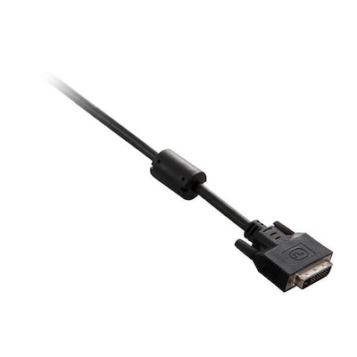 V7® 6 DVI-D Dual Link Display Cable; Black
