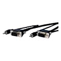 Comprehensive® 3 Pro AV/IT Series HD-15 Male Micro VGA Cable With Audio; Black