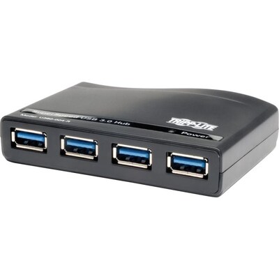 Tripp Lite 4-Port Super Speed USB Hub With Power Adapter
