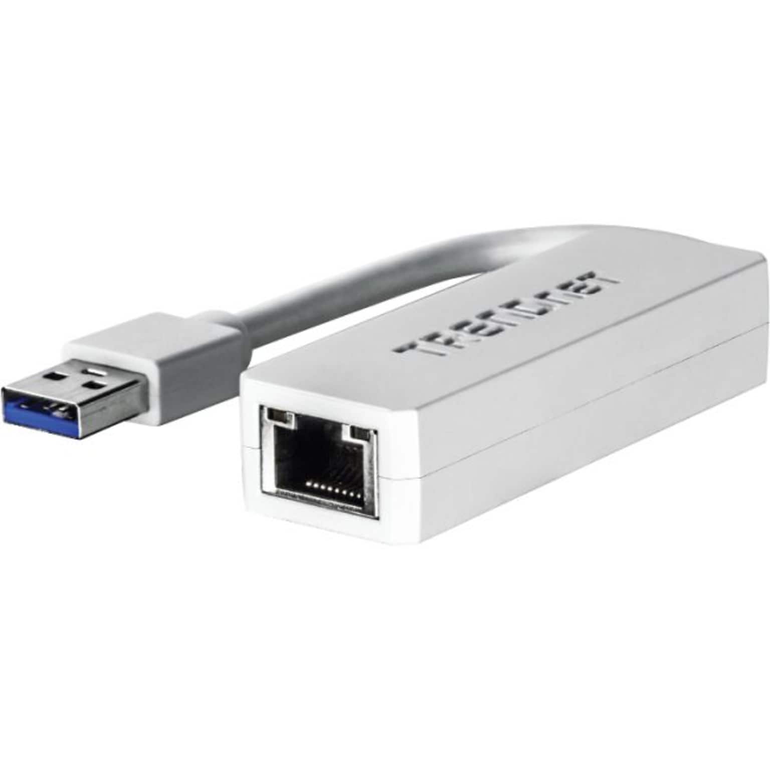 TRENDnet® USB 3.0 to RJ-45 Gigabit Ethernet Adapter