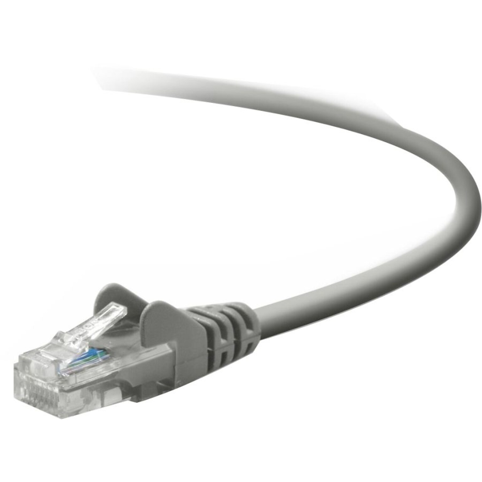 Belkin™ 12 Cat5e RJ45/RJ45 Duplex Patch Cable; Gray