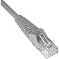 Tripp Lite 10 Cat6 RJ45/RJ45 Snagless Molded Patch Cable; Gray